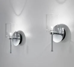 Applique murale, Spillray, cristal, chrome, L14, 5cm, H29,3cm - Axolight