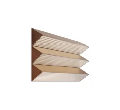 Applique murale, Stick, trio, cuivre satiné, LED, dim, 2700K, 7500 lm, L60cm, H35,9cm - Contardi