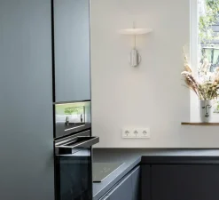 Applique murale, Stilla, beige, Ø25cm, H34cm - OliveLab