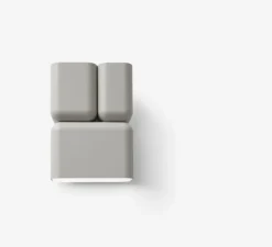 Applique murale, Tabata, gris soie, L15cm, H21cm - Andtradition