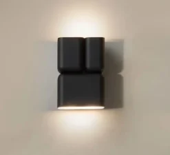 Applique murale, Tabata, noir, L15cm, H21cm - Andtradition