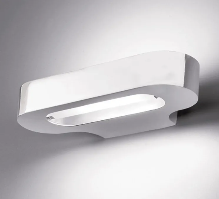 Applique murale, Talo, chrome brillant, LED, 2700K, 1344lm, dimmable, L21cm, H4,2cm - Artemide