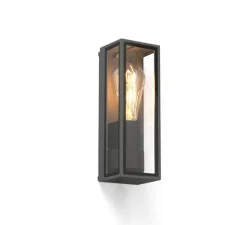 Applique murale, Tamashi, IP65, gris foncé, L8,5cm, H25,6cm - Faro