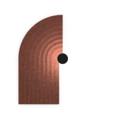 Applique murale, Tapis Soft Flexfy 4.0, rouge, LED, 2700K, 290 lm, L31,3cm, H63,8cm - Wever&Ducré