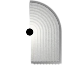 Applique murale, Tapis Soft 3.0, gris marbre, LED, dim, 3000K, 390 lm, L32,5cm, H65cm - Wever&Ducré