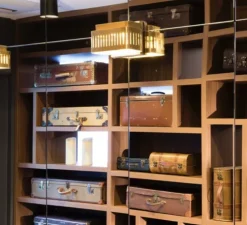 Applique murale, Tarya Small, laiton, L23,2cm, H14,5cm - Gong