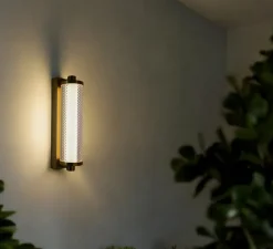 Applique murale, Tiffany, Diamant , IP44, LED, 2700K, 1050 lm, Ø13,5cm, H38cm - Elements lighting