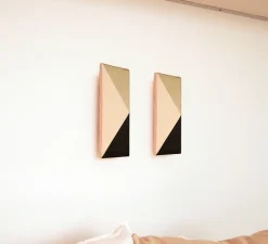 Applique murale, Tile VN, vert, noir, L10cm, H30cm - Violaine D'Harcourt