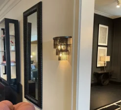 Applique murale, Tissot, noir, L33cm, H32,5cm - Eichholtz