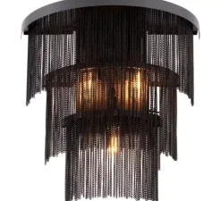 Applique murale, Tissot, noir, L33cm, H32,5cm - Eichholtz