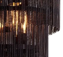 Applique murale, Tissot, noir, L33cm, H32,5cm - Eichholtz