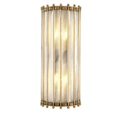 Applique murale, Tiziano, laiton vieilli, L22cm, H54cm - Eichholtz