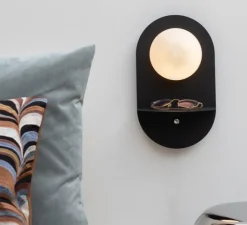 Applique murale, Tokyo, noir, L15cm, H34cm - It's about Romi