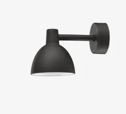 Applique murale, Toldbod 155, noir, IP44, Ø15,5cm, H26,7cm - Louis Poulsen