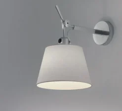 Applique murale, Tolomeo, gris, L18cm, H32,6cm - Artemide