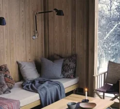 Applique murale, Tolomeo, noir, H131cm, L126cm - Artemide