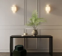 Applique murale, Toro, transparent, L28cm, H30cm - Astro