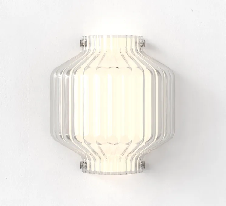 Applique murale, Toro, transparent, L28cm, H30cm - Astro