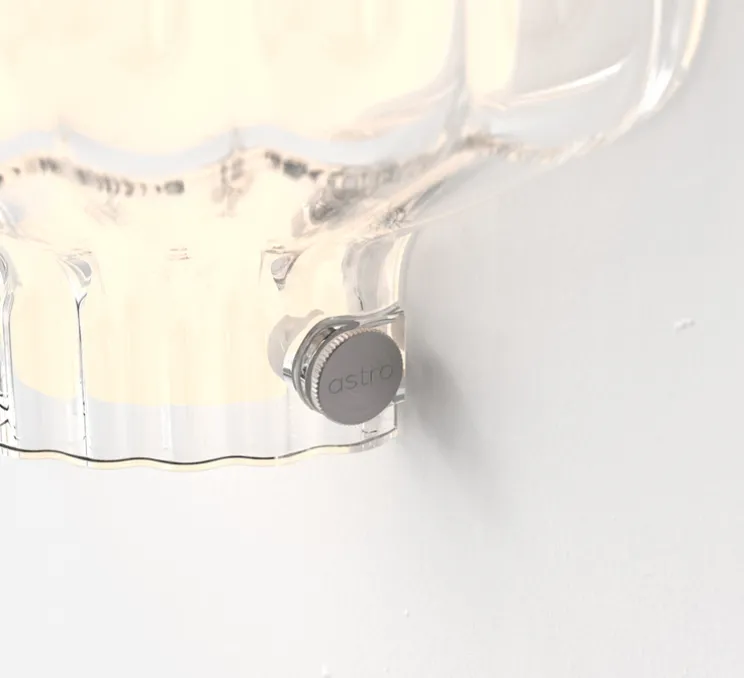 Applique murale, Toro, transparent, L28cm, H30cm - Astro