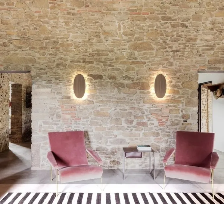 Applique murale, Totem & Tabù W1, Miroir, LED, 2700K, 2600 lm, L22cm, H44,5cm - Rotaliana