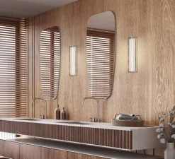 Applique murale, Totem II, Bronze satiné, IP44, L13cm, H51cm - Alma light