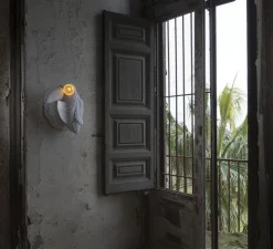 Applique murale, Toucan, Cubano, blanc, L47cm, H45cm - Karman