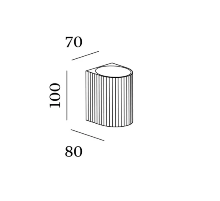 Applique murale, Trace 1.0, blanc, LED, dim, 3000K, 645 lm, L7cm, H10cm - Wever&Ducré