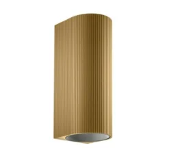 Applique murale, Trace 2.0, laiton (intérieur noir), LED, dim, 3000K, 1260 lm, L7cm, H18cm - Wever&Ducré