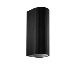 Applique murale, Trace 2.0, noir, LED, dim, 3000K, 1260 lm, L7cm, H18cm - Wever&Ducré