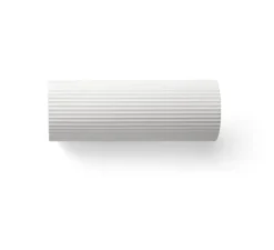 Applique murale, Trama 2L, plâtre blanc, Ø11,2cm, H32cm - Faro