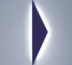 Applique murale, Tramonto 01, bleu profond, LED, dim, 2500 lm, L18,5cm, H81,5cm - Valerie_Objects