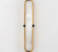 Applique murale, Tribeca, Laiton vielli, noir, LED, dim, 2700K, 250 lm, L8,3cm, H40,6cm - Hudson Valley Lighting