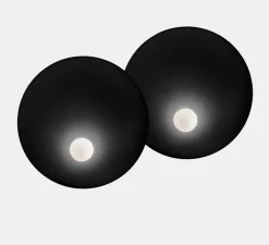 Applique murale, Trip double, noir, L74cm, H65cm - LEDs C4