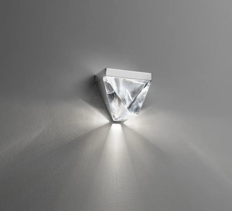 Applique murale, Tripla F41, aluminium, LED, Ø9,8cm, H9,3cm - Fabbian