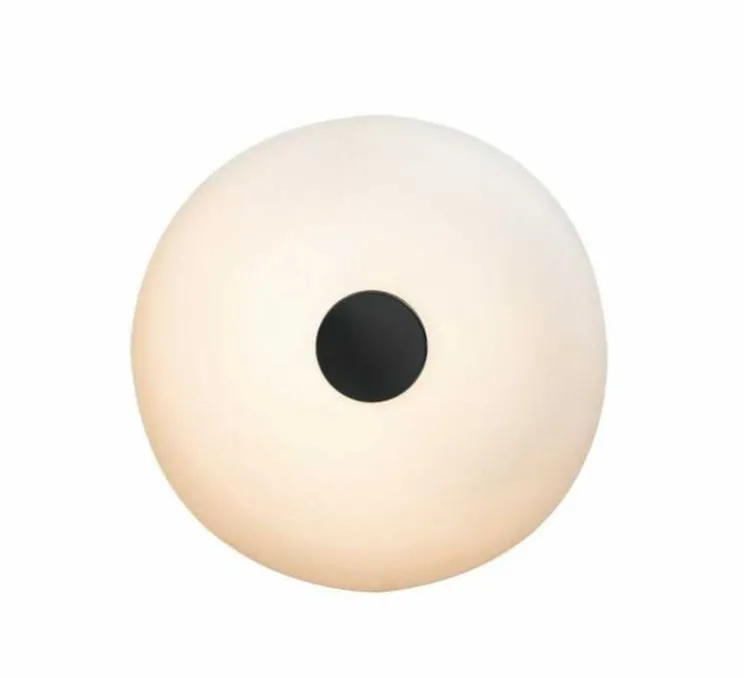 Applique murale, TROPICO GRANDE, noir, LED, 3000K, 4600lm, Ø48cm, H9,6cm - Fontanaarte