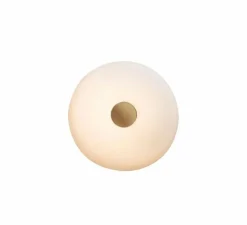 Applique murale, Tropico Piccola, or mat, LED, 3000K, 2200lm, Ø24cm, H7,3cm - Fontanaarte