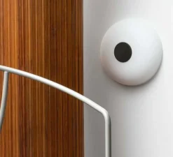 Applique murale, Tropico Piccola, noir, LED, 3000K, 2200lm, Ø24cm, H7,3cm - Fontanaarte