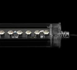 Applique murale, Tubo Evo, noir, IP67, LED, 4000K, 2050lm, Ø53,5cm, H8,5cm - Om