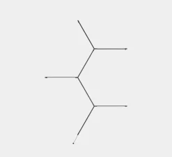 Applique murale, Tubs Modular Molecular, noir, LED, dim, 3000K, 5264 lm, L248,1cm, H177,5cm - LEDS C4