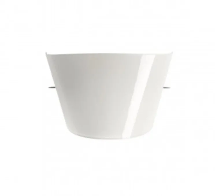 Applique murale, Tutu, verre soufflé, blanc, L29cm, H18cm - Foscarini