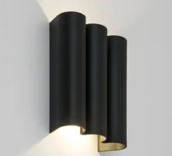 Applique murale, Twerkit 3 DALI, noir, LED, dim, 2700K, 1100 lm, L17cm, H22cm - DARK