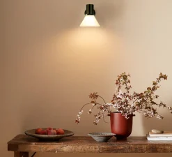 Applique murale, Type 80 glass W4, blanc & noir, Ø15cm, H16cm - Anglepoise