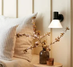 Applique murale, Type 80 glass W4, blanc & noir, Ø15cm, H16cm - Anglepoise