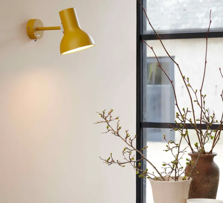 Applique murale, Type 75 Mini Margaret Howell Edition, Yellow Ochre, L13cm, H15cm - Anglepoise