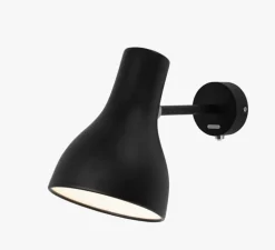 Applique murale, Type 75, noir, interrupteur, Ø14,5cm, H19cm, P32cm - ANGLEPOISE