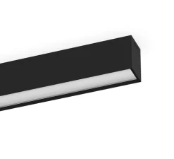 Applique murale, U60, noir, IP40, LED, dim, DALI, 4000k, 3000 lm, L142,9cm, H8,5cm - O/M Light