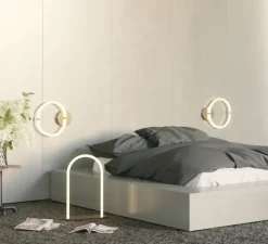 Applique murale, Unseen, applique O, LED, dim, 2700K, 660 lm, Ø34,4cm, H7cm - Petite Friture