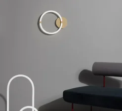 Applique murale, Unseen, applique O, LED, dim, 2700K, 660 lm, Ø34,4cm, H7cm - Petite Friture