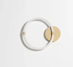 Applique murale, Unseen, applique O, LED, dim, 2700K, 660 lm, Ø34,4cm, H7cm - Petite Friture