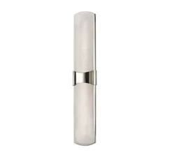 Applique murale, Valencia L, nickel poli, IP44,L12,1cm, H66cm - Hudson Valley